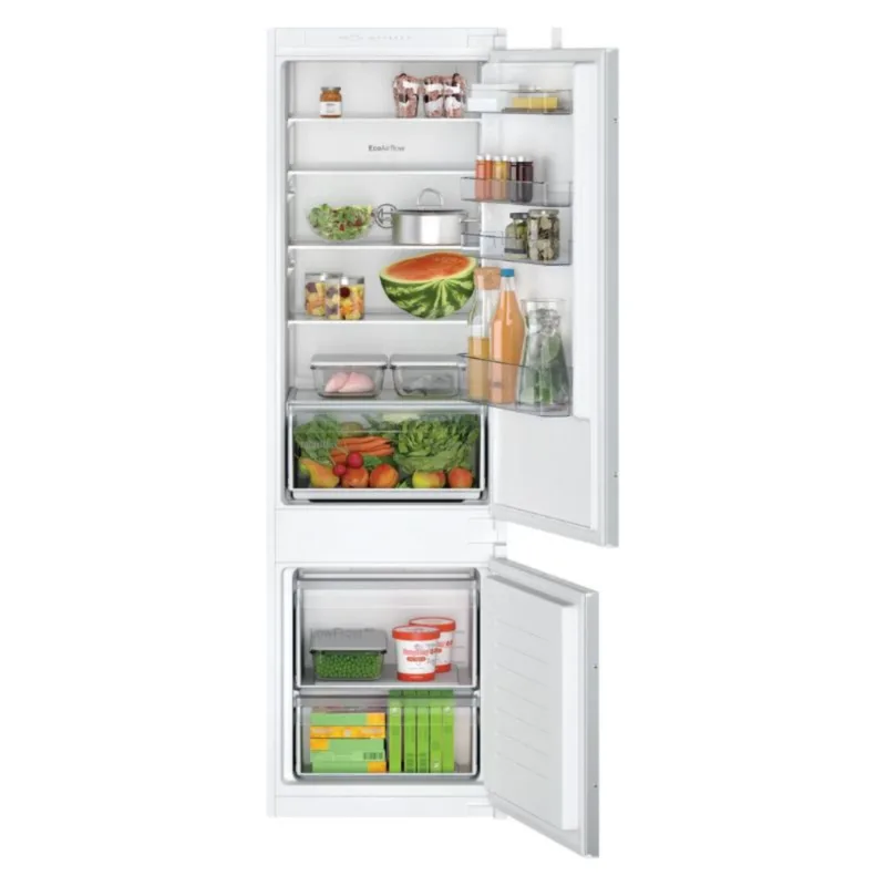 Series 2, Built-In Refrigerator, Reversible Door Hinges, 200 Ltrs Fridge 70 Ltrs Freezer, 5 Shelves 4 Adjustable, 4 Door Bins, 35db Noise, Inverter Technology, Made in Germany
