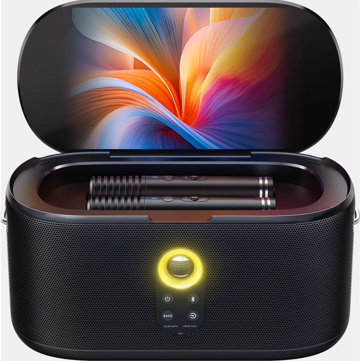 IKARAO S1 ALL-IN-ONE SMART PARTY SPEAKER 550W 10.1'' HD SELF-CHARGING W L MIC x2 BT 5.4 WI-FI HDMI 5.3 KG 12HRS PT USB GUITAR MIC AUX USB-C IN OUT CARRY STRAP - IKARAO S1 ALL-IN-ONE SMART PARTY SPEAKER 550W 10.1'' HD SELF-CHARGING W L MIC x2 BT 5.4 WI-FI HDMI 5.3 KG 12HRS PT USB GUITAR MIC AUX USB-C IN OUT CARRY STRAP