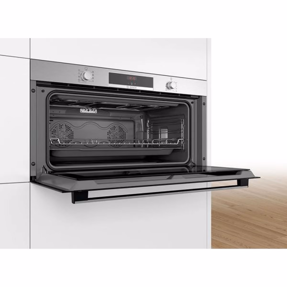 Series 4, Built-In Electric Oven 90cm, Hydrolytic Cleaning, Dual Convection Fan, 8 Cooking Modes, Stainless Steel, Made in Italy - Series 4, Built-In Electric Oven 90cm, Hydrolytic Cleaning, Dual Convection Fan, 8 Cooking Modes, Stainless Steel, Made in Italy