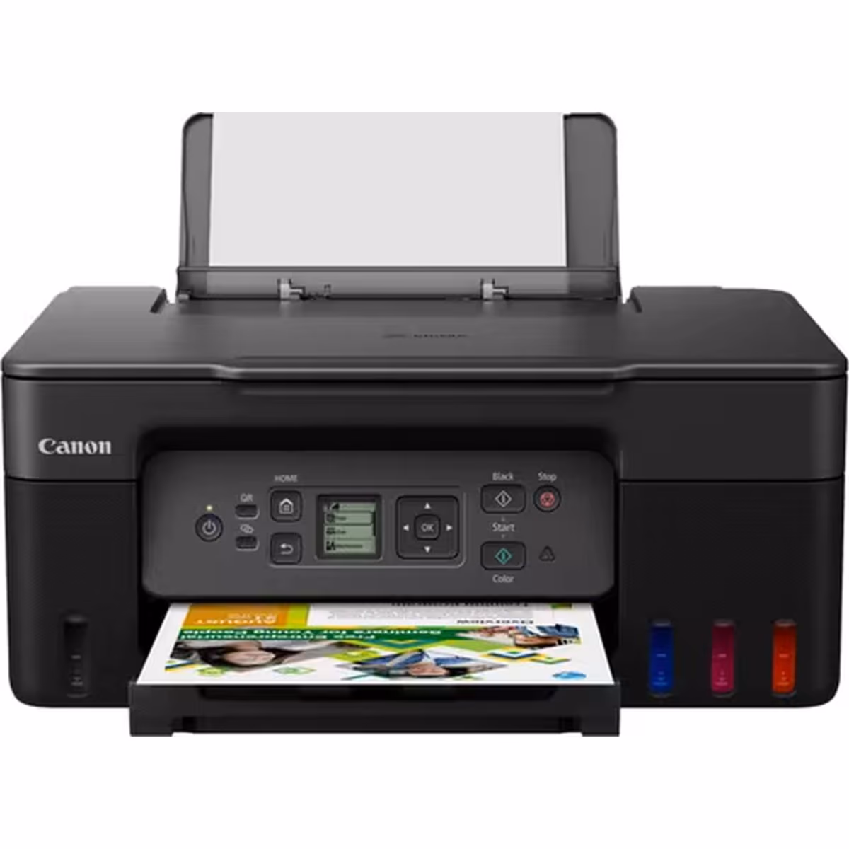 CANON INK TANK PRINTER G3470 BK (Wi-Fi, Print, Scan & Copy, Cloud, with Borderless Print - Mono 11 ipm, color 6 ipm, - Ink Bottles GI41 PGBK, Cyan, Magenta & Yellow) - CANON INK TANK PRINTER G3470 BK (Wi-Fi, Print, Scan & Copy, Cloud, with Borderless Print - Mono 11 ipm, color 6 ipm, - Ink Bottles GI41 PGBK, Cyan, Magenta & Yellow)