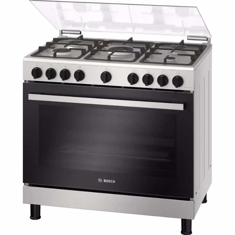 Series 2, Full Gas Cooker 90cm, Mechanical Timer, Stainless Steel, Made in Egypt