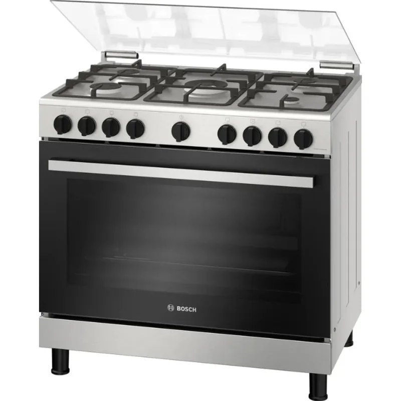 Series 2, Full Gas Cooker 90cm, Mechanical Timer, Stainless Steel, Made in Egypt