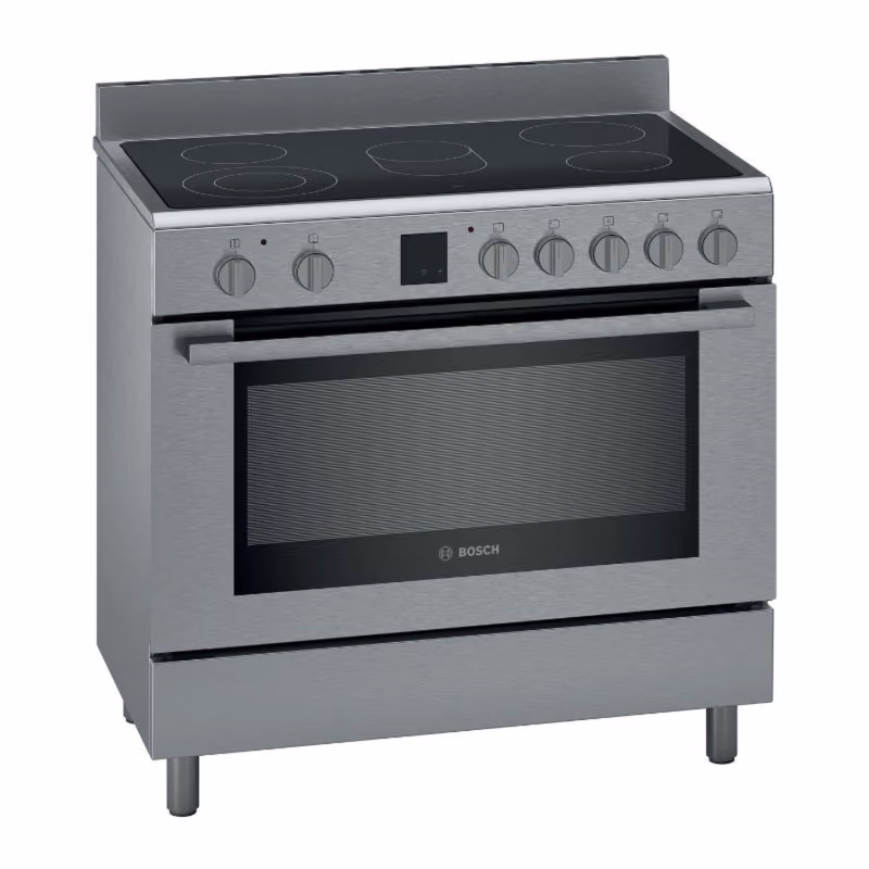 Series 8, Full Electric Cooker 90cm, 9 cooking Function, With Rotisserie, Stainless Steel, Made in Turkey