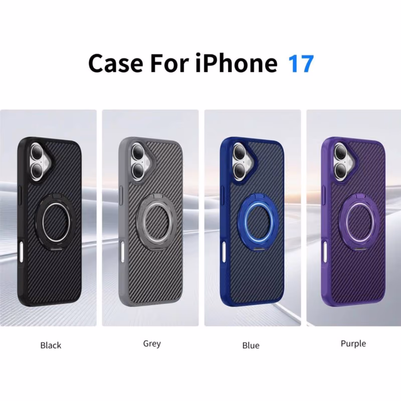 Prostyle PSMS17CF Carbon Fiber MagSafe Case For iPhone 17 Assorted