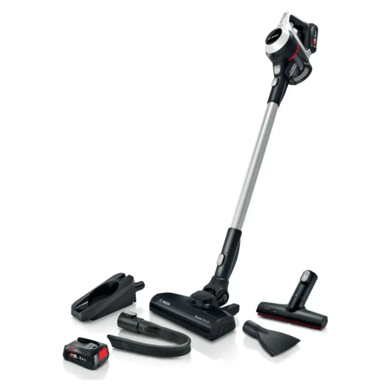 BOSCH Unlimited 6, Rechargeable vacuum cleaner, White Color