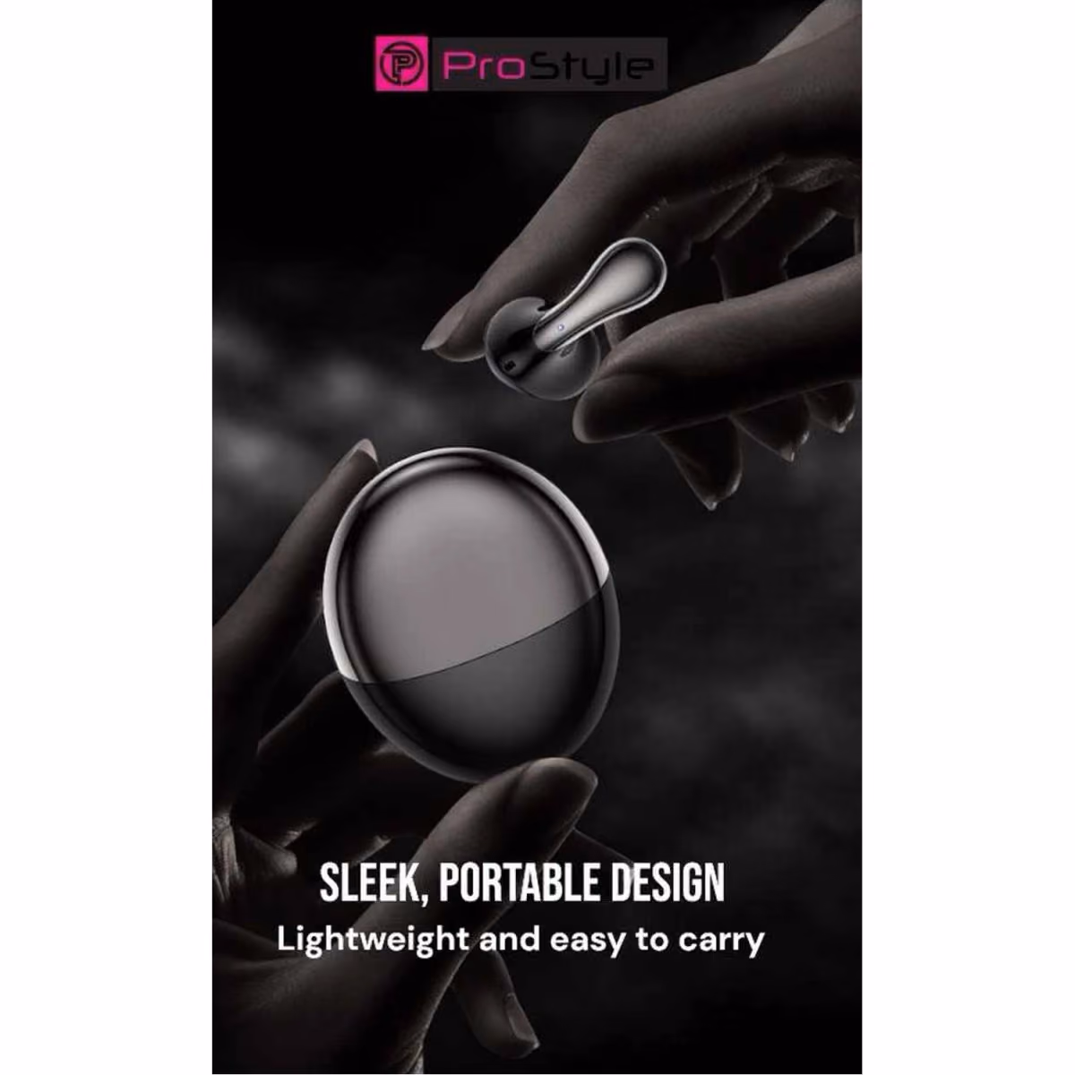 Prostyle REP-W75 Earbuds Black - Prostyle REP-W75 Earbuds Black