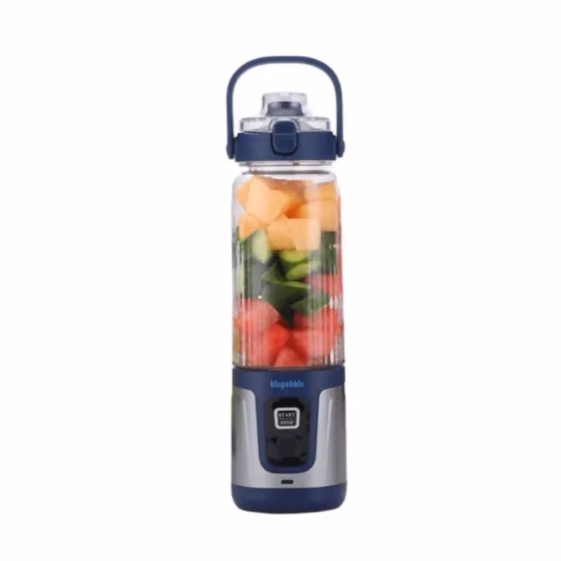 Blupebble GoBlend Pro Portable Rechargeable Blender. 750ml - Blue BP-GOBLENDPRO-BL