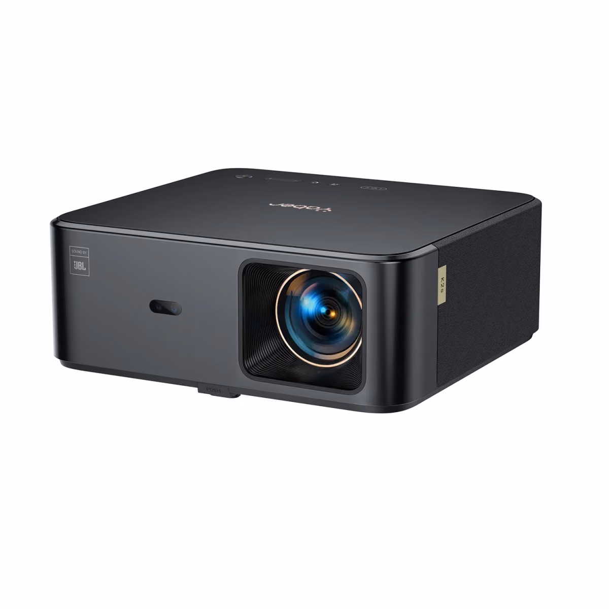 YABER K2S LCD PROJECTOR 1000 ANSI LUMENS, 1080P, JBL DUAL 10W DOLBY, AUTO FOCUS & AUTO KEYSTONE CORRECTION, NFC MIRRORCAST, LICENSED SMART OS - YABER K2S LCD PROJECTOR 1000 ANSI LUMENS, 1080P, JBL DUAL 10W DOLBY, AUTO FOCUS & AUTO KEYSTONE CORRECTION, NFC MIRRORCAST, LICENSED SMART OS