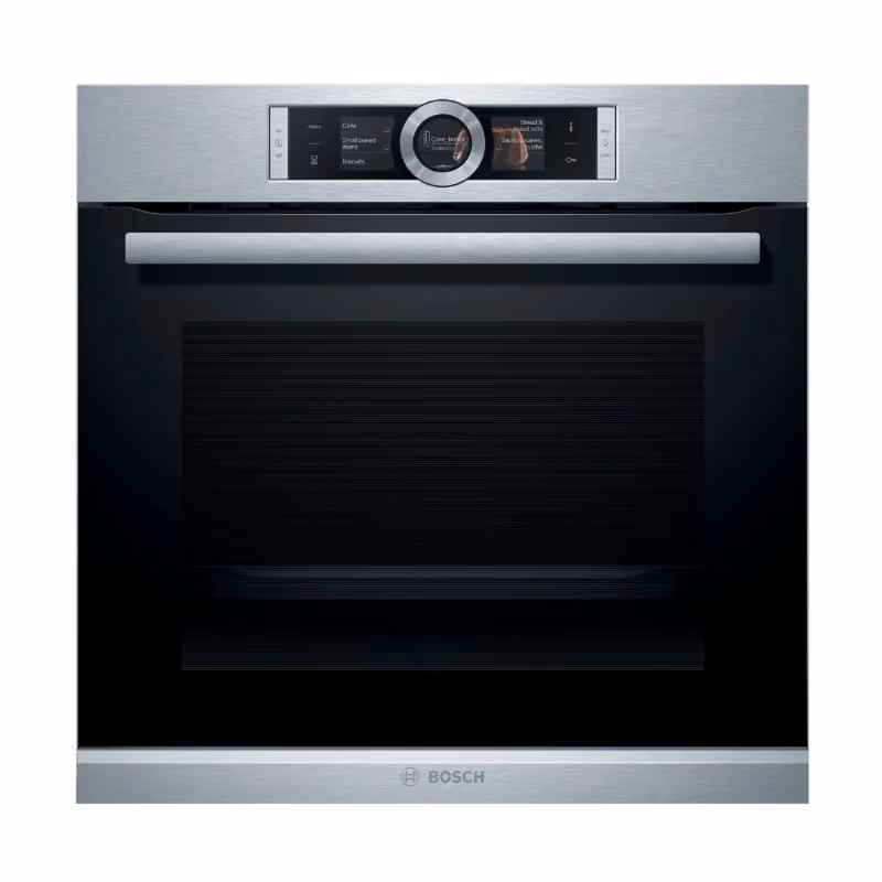 Series 8, Built-In Electric Oven 60cm, 13 Cooking Function, EcoClean Direct program, Stainless Steel, Made in Germany
