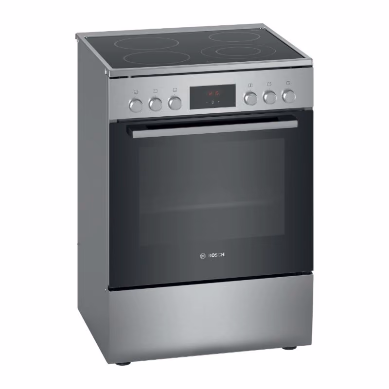 Series 4, Full Electric Cooker 60cm, 6 cooking Functions, Stainless Steel, Made in Turkey