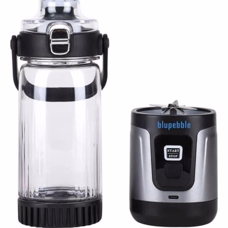 Blupebble GoBlend Portable Rechargeable Blender. 480ml - Black BP-GOBLEND-BK