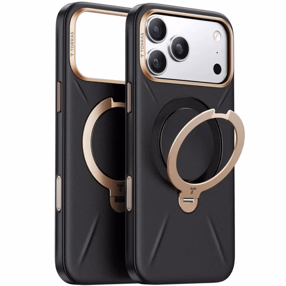 TORRAS Ostand Spin VegSkin Series iPhone 63 inch P 2025 Black - TORRAS Ostand Spin VegSkin Series iPhone 63 inch P 2025 Black