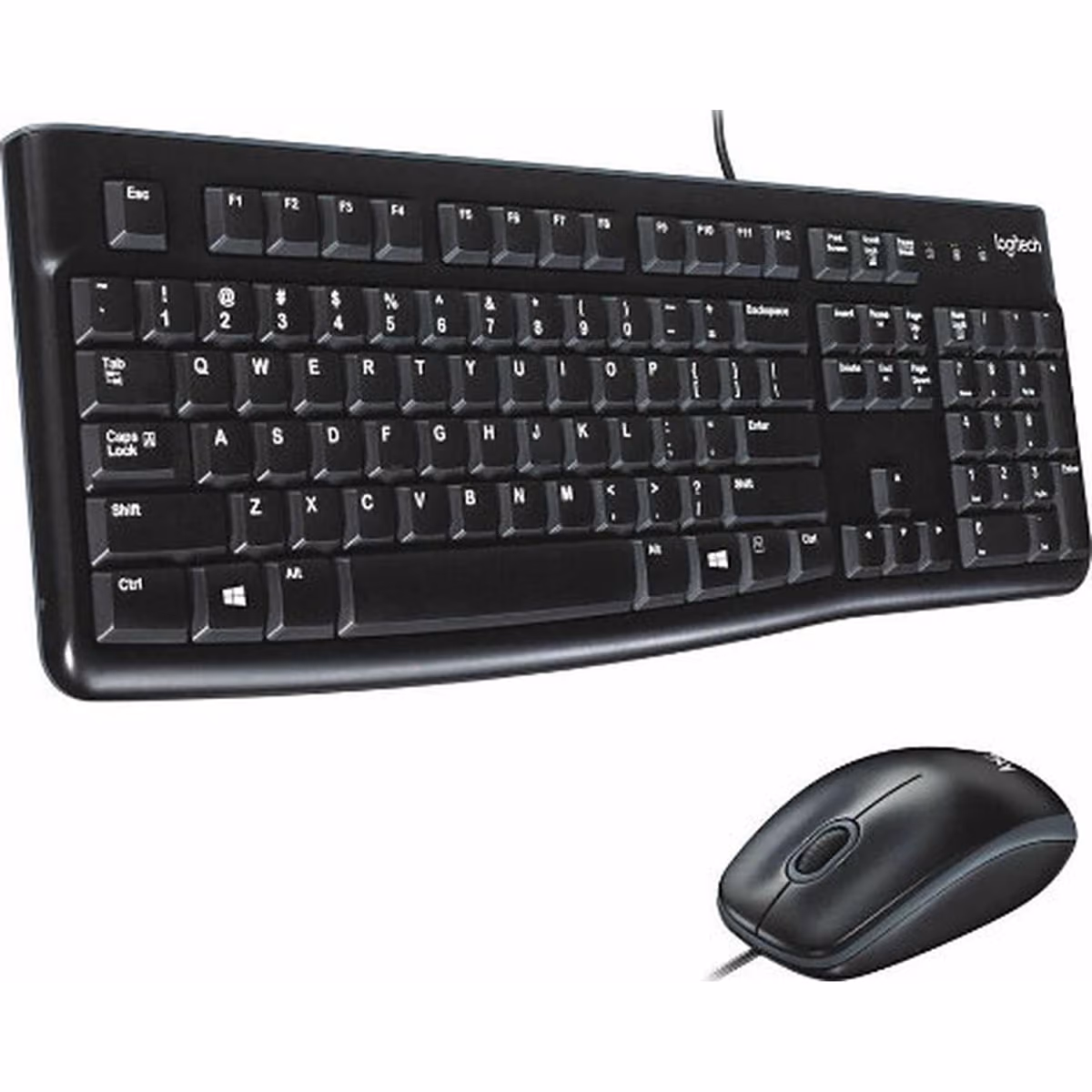 Logitech MK120 Wired Keyboard And Mouse Black English 920-002562 - Logitech MK120 Wired Keyboard And Mouse Black English 920-002562