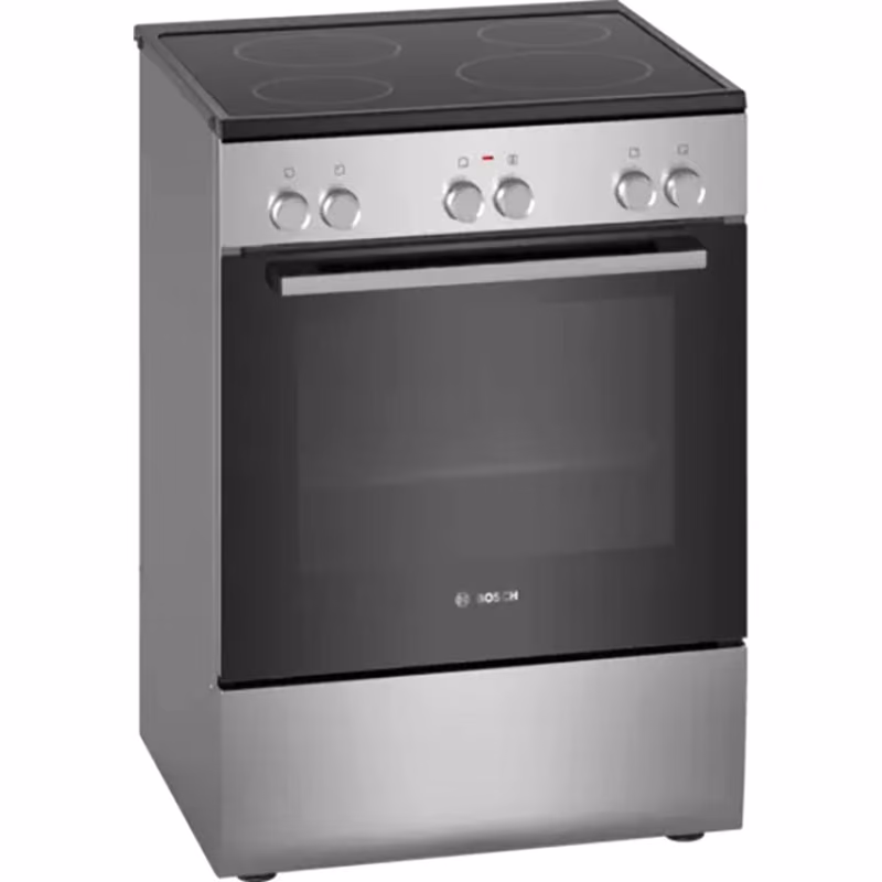 Series 2, Full Electric Cooker 60cm, 5 cooking Functions, Stainless Steel, Made in Turkey