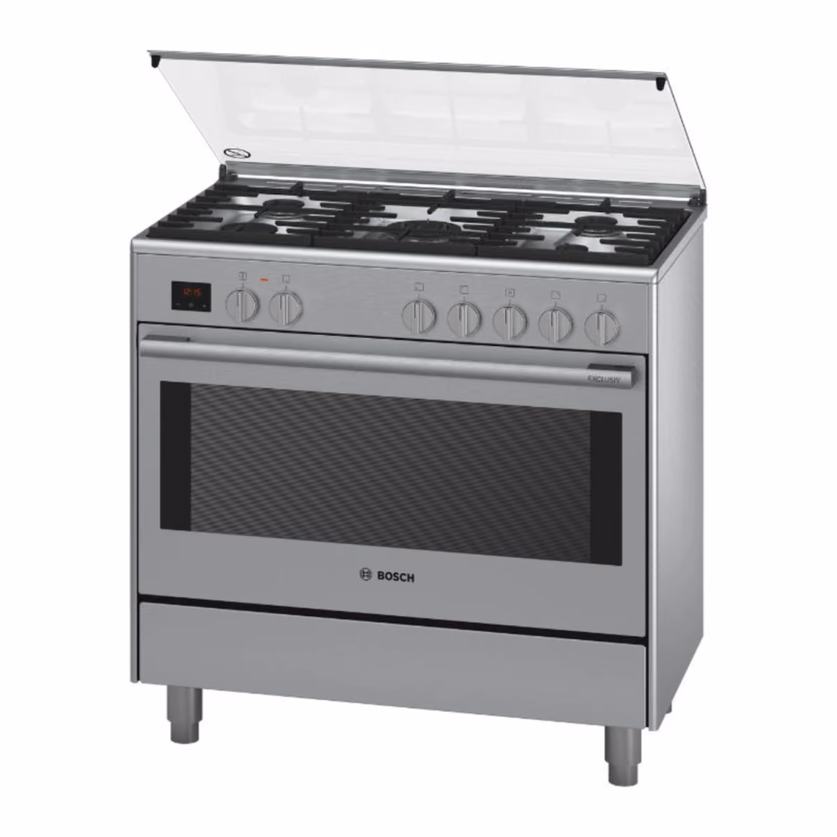 Series 8, Dual Fuel Cooker 90cm, 8 cooking Function, With Rotisserie, Stainless Steel, Made in Italy - Series 8, Dual Fuel Cooker 90cm, 8 cooking Function, With Rotisserie, Stainless Steel, Made in Italy