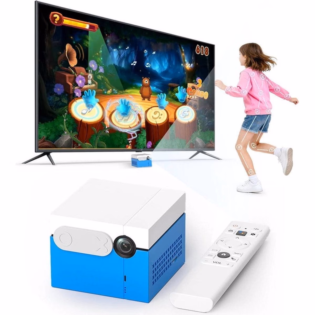 Kinhank MotionX active game console - Blue - Kinhank MotionX active game console - Blue