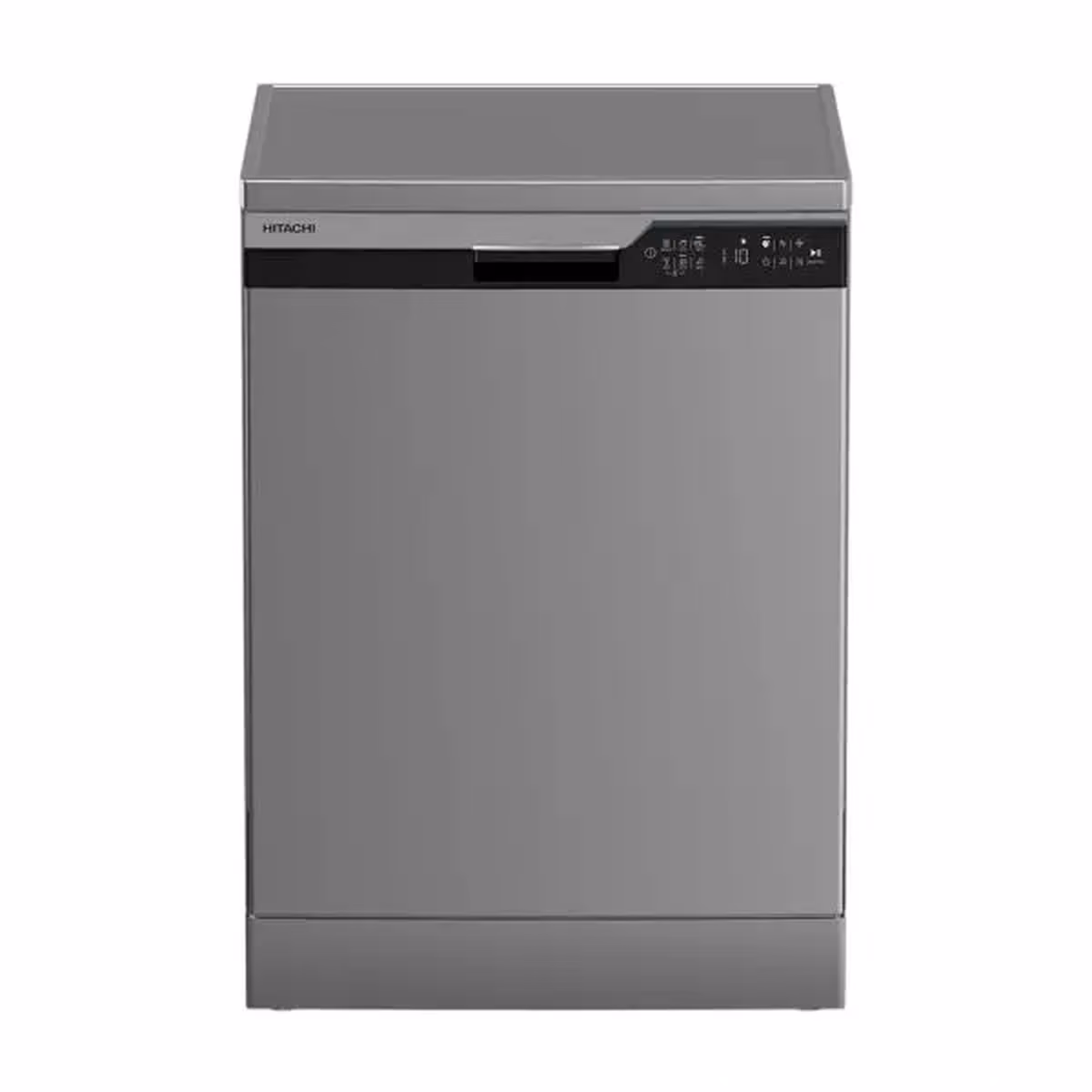 HITACHI DISHWASHER 14 PLACE SETTING, SIL - HITACHI DISHWASHER 14 PLACE SETTING, SIL