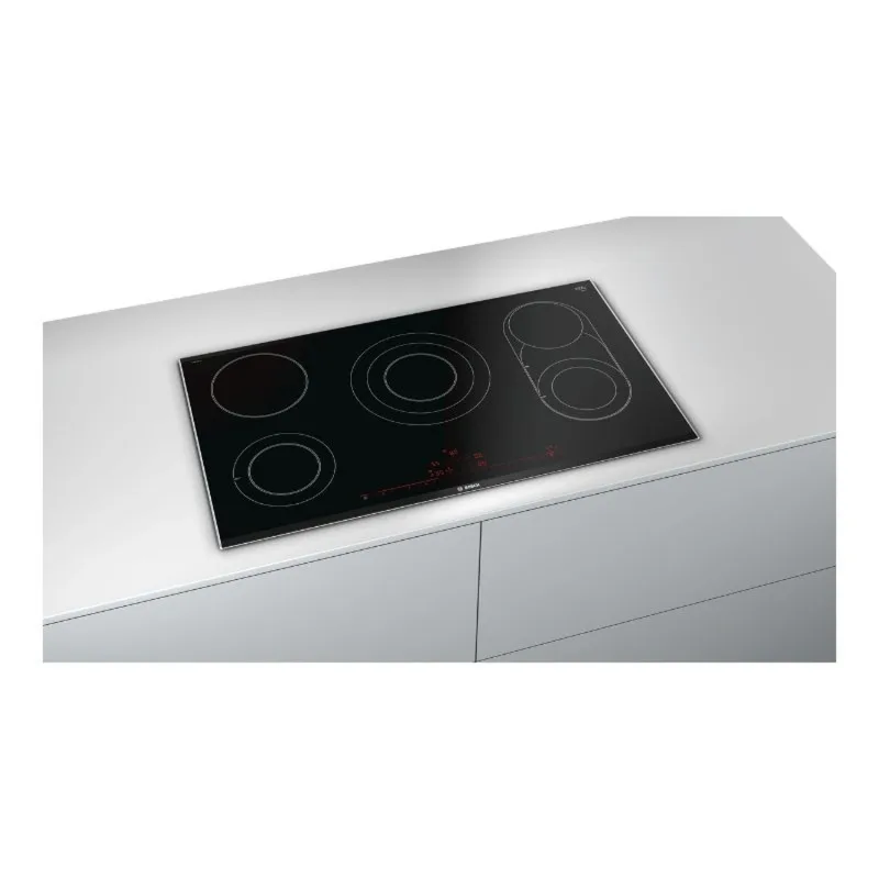 Series 8, Built-In Ceramic Hob 90cm, Premium Touch Control, 5 Cooking Zones, 17 Power Levels, 10,700 Watts, Made in Germany