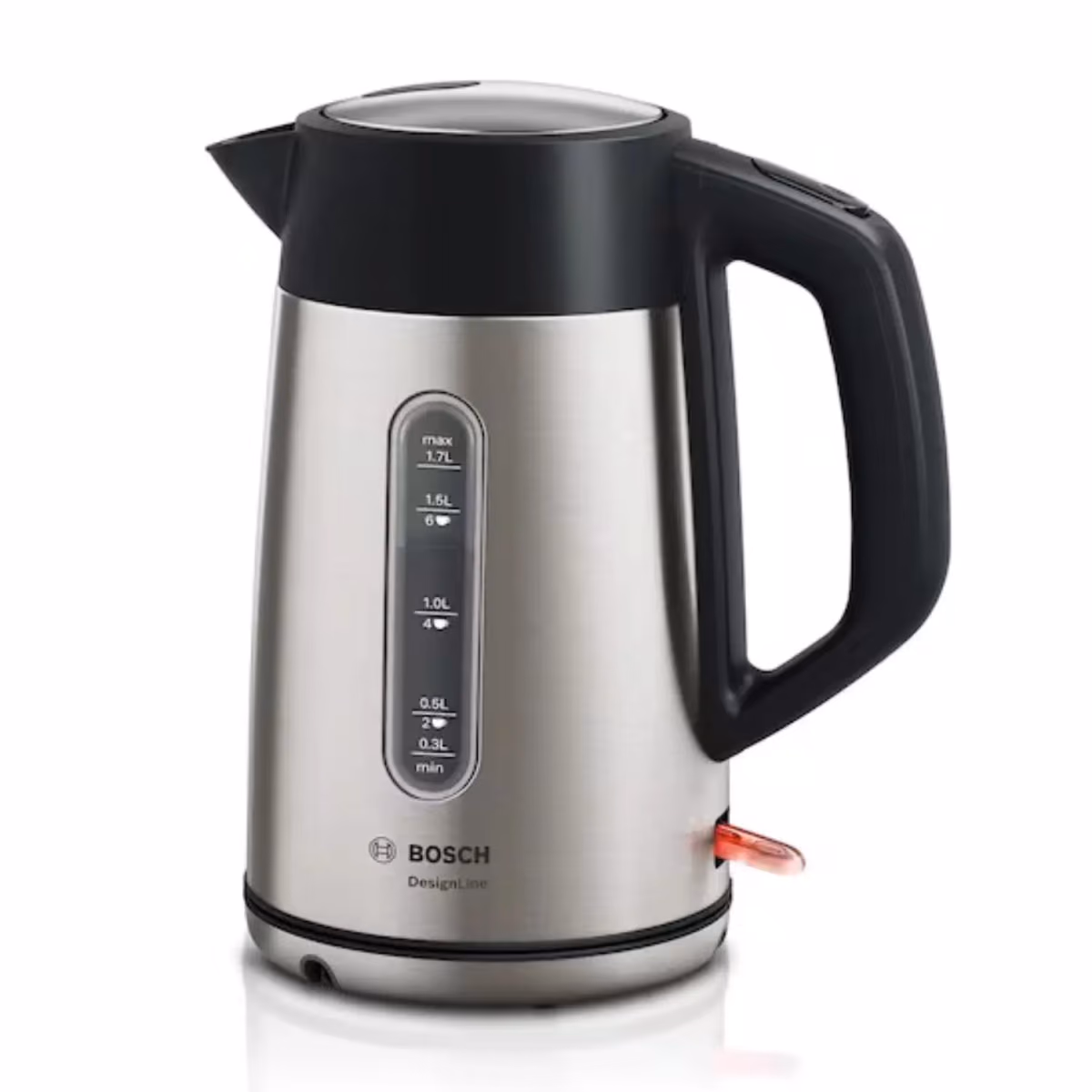 BOSCH Kettle, DesignLine, 1.7 l, Stainless Steel - BOSCH Kettle, DesignLine, 1.7 l, Stainless Steel